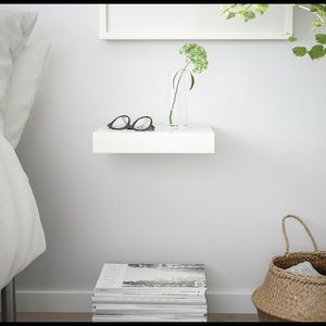 (4) IKEA LACK Wall Shelves - Floating White Shelf